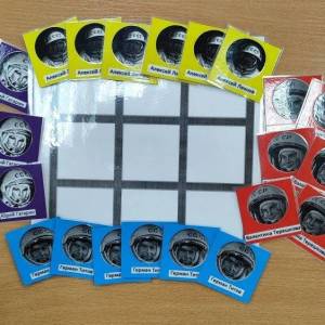 Дидактическая игра «Крестики-нолики» для детей 5–7 лет «Первые в космосе»