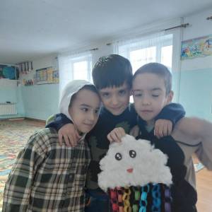 Фотоотчет об изготовлении поделок «Радужное облачко» для детей дошкольного возраста