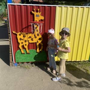 Детский участок в стиле сафари