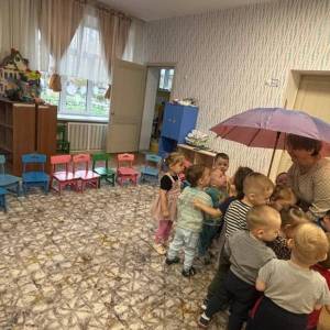 Конспект занятия по окружающему миру «Дождик» в первой младшей группе