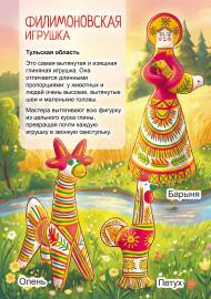 Филимоновские игрушки. Передвижка - плакат