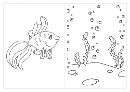 Игра Легко нарисовать золотую рыбку онлайн