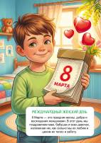 8 марта. Передвижка для детей и родителей