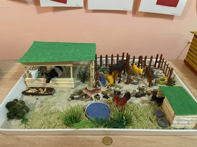 Макет домик в деревне для детского сада (70 фото)