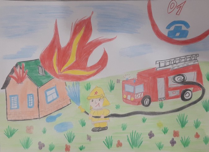 Рисунок по пожарной безопасности поэтапно (47 фото) » рисунки для срисовки на security58.ru
