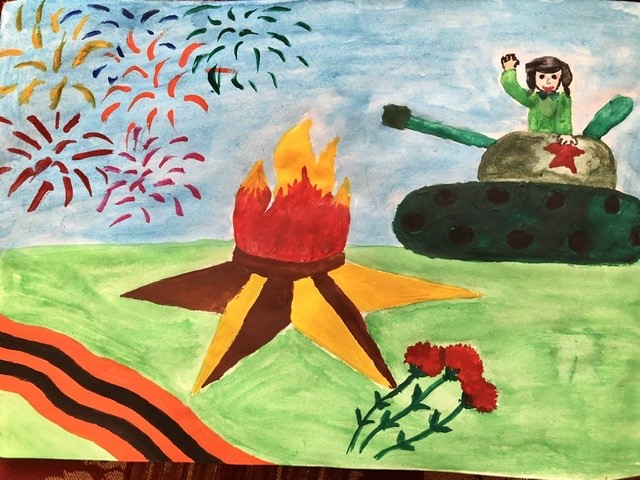 Рисунок на конкурс 9 мая в школу: 100 картинок