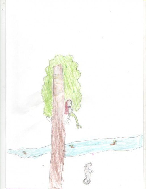 Рисунки на тему «У лукоморья дуб зеленый»