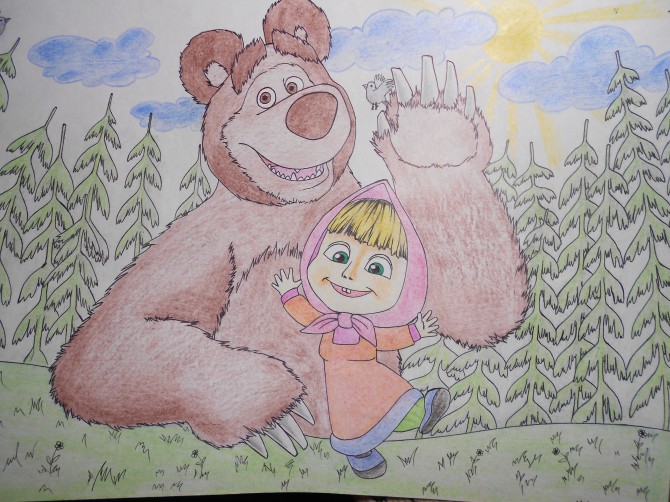 Картинки к сказке маша и медведь (53 фото) » рисунки для срисовки на security58.ru