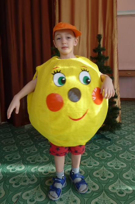 Детский костюм колобок