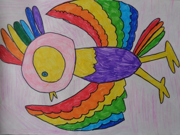 Раскраска Удивлённый попугай | Раскраски 38 попугаев