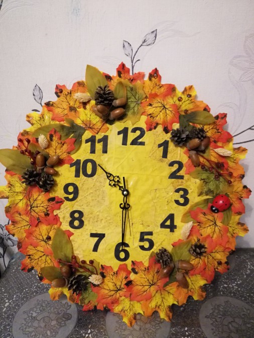 Осенняя поделка часы - фото и картинки: 69 штук