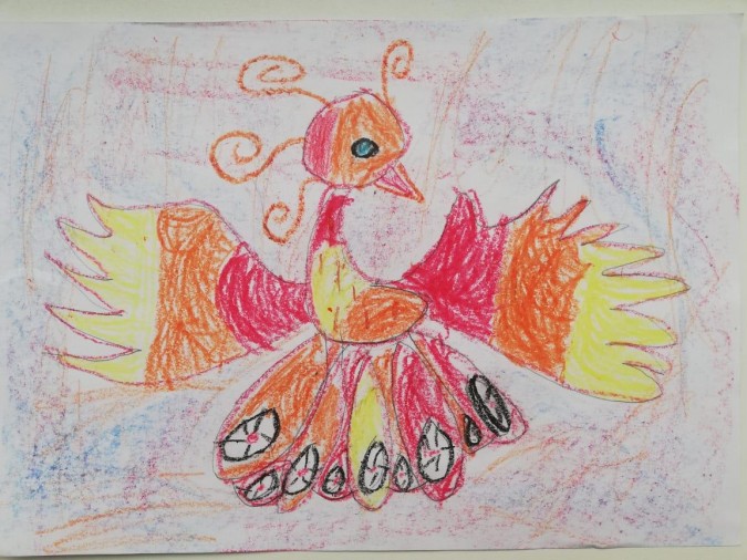 Рисунок жар птицы 1 класс