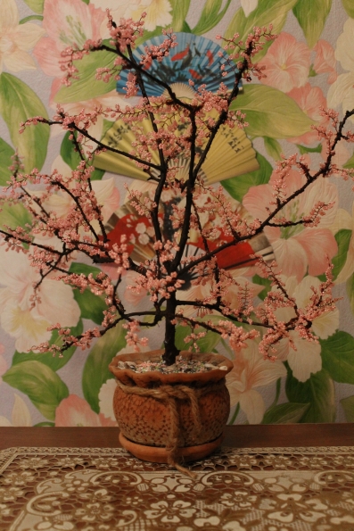 Дерево из бисера Сакура | Творческая мастерская «Натали»