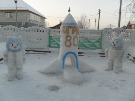 Поделки из снега в саду детском