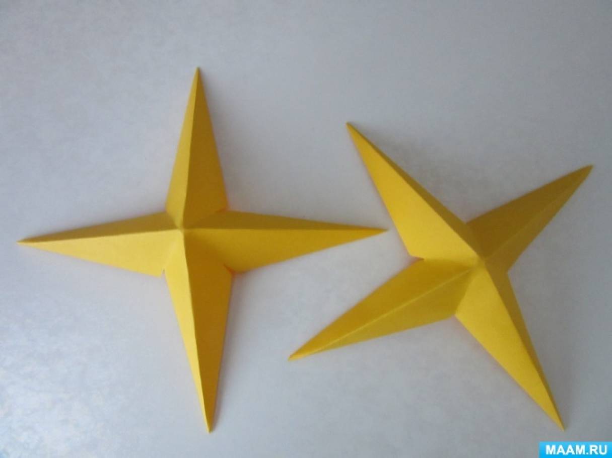 Поделка звезда: фото и видео обзор способов как сделать красивую звезду