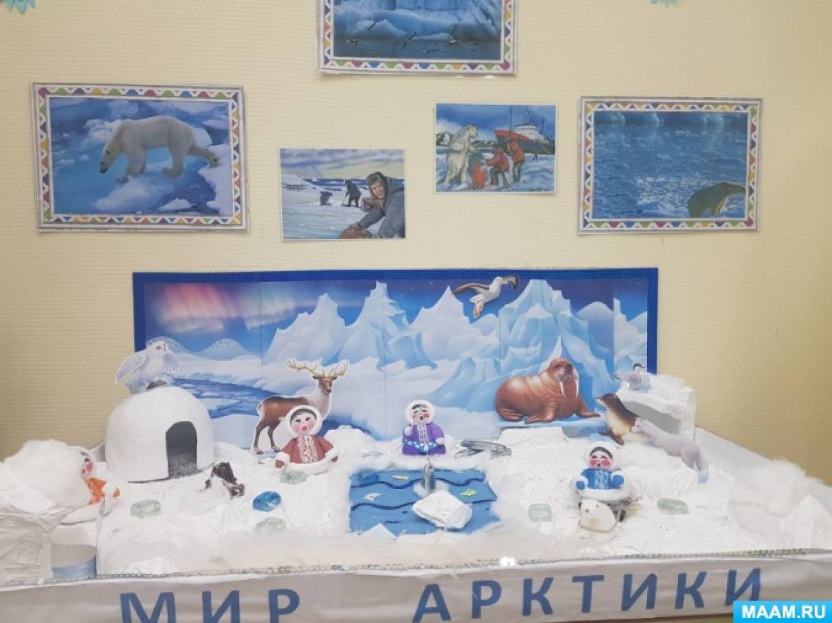 Макет для детского сада своими руками. Мастер-класс «Арктика»