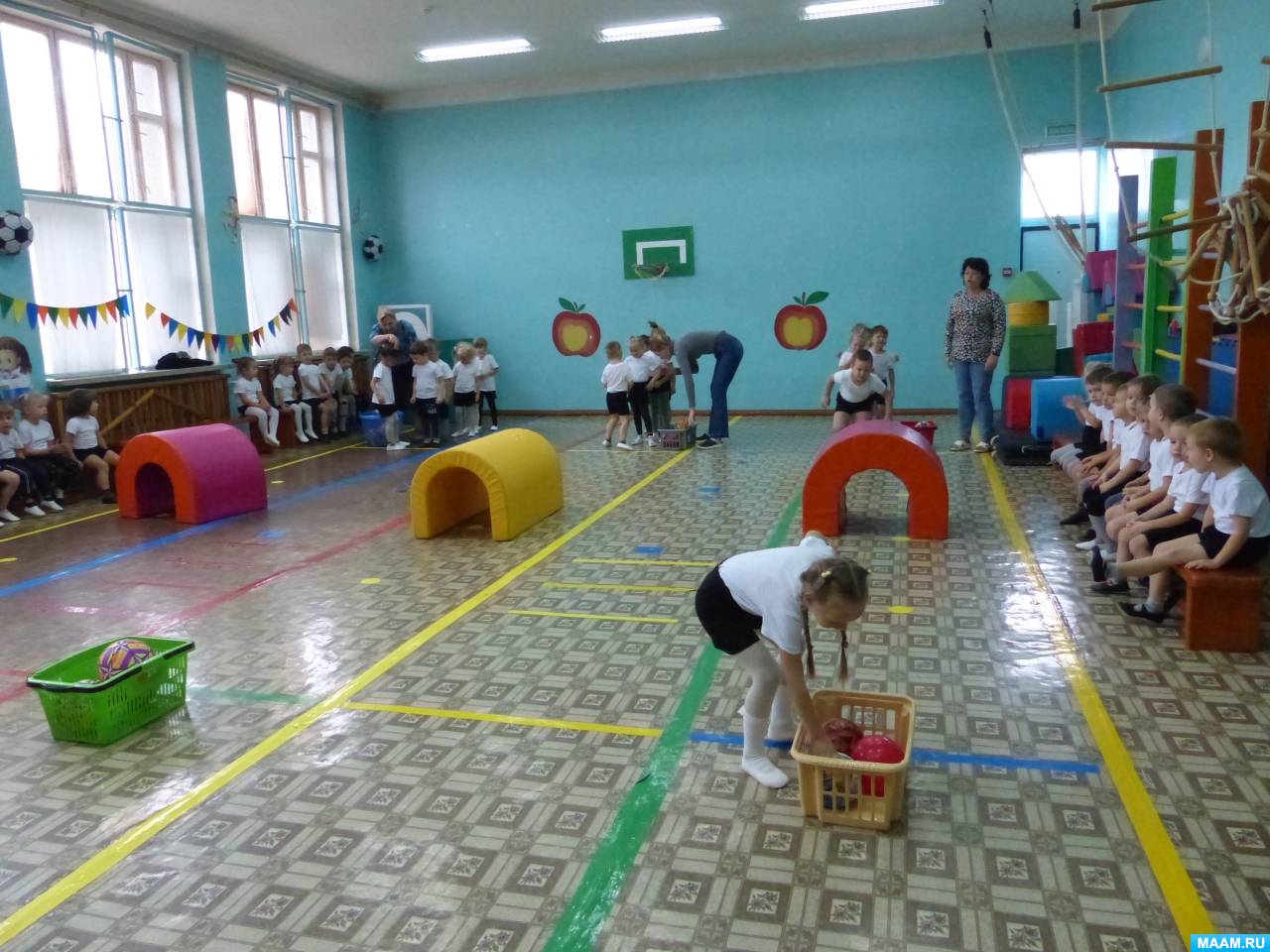 Гимнастические скамейки для детского сада