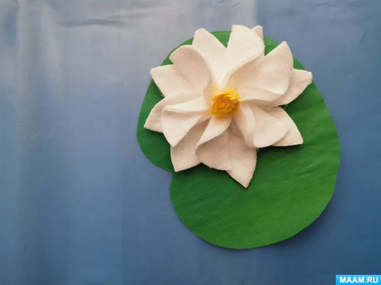 МК Кувшинки (канзаши) | Цветок из лент, Тканевые цветы, Роза из ленточек