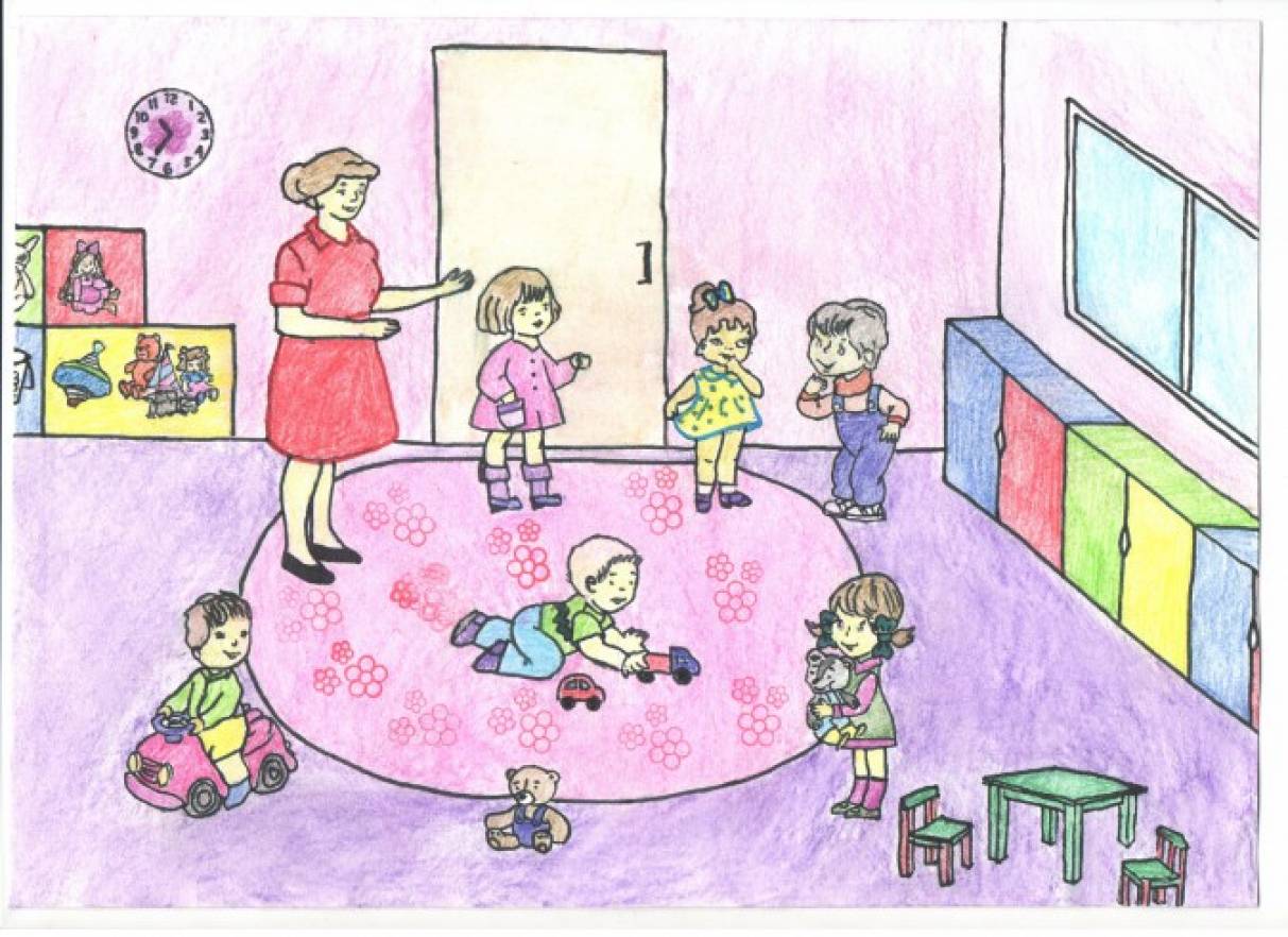 детский сад картинки рисунки
