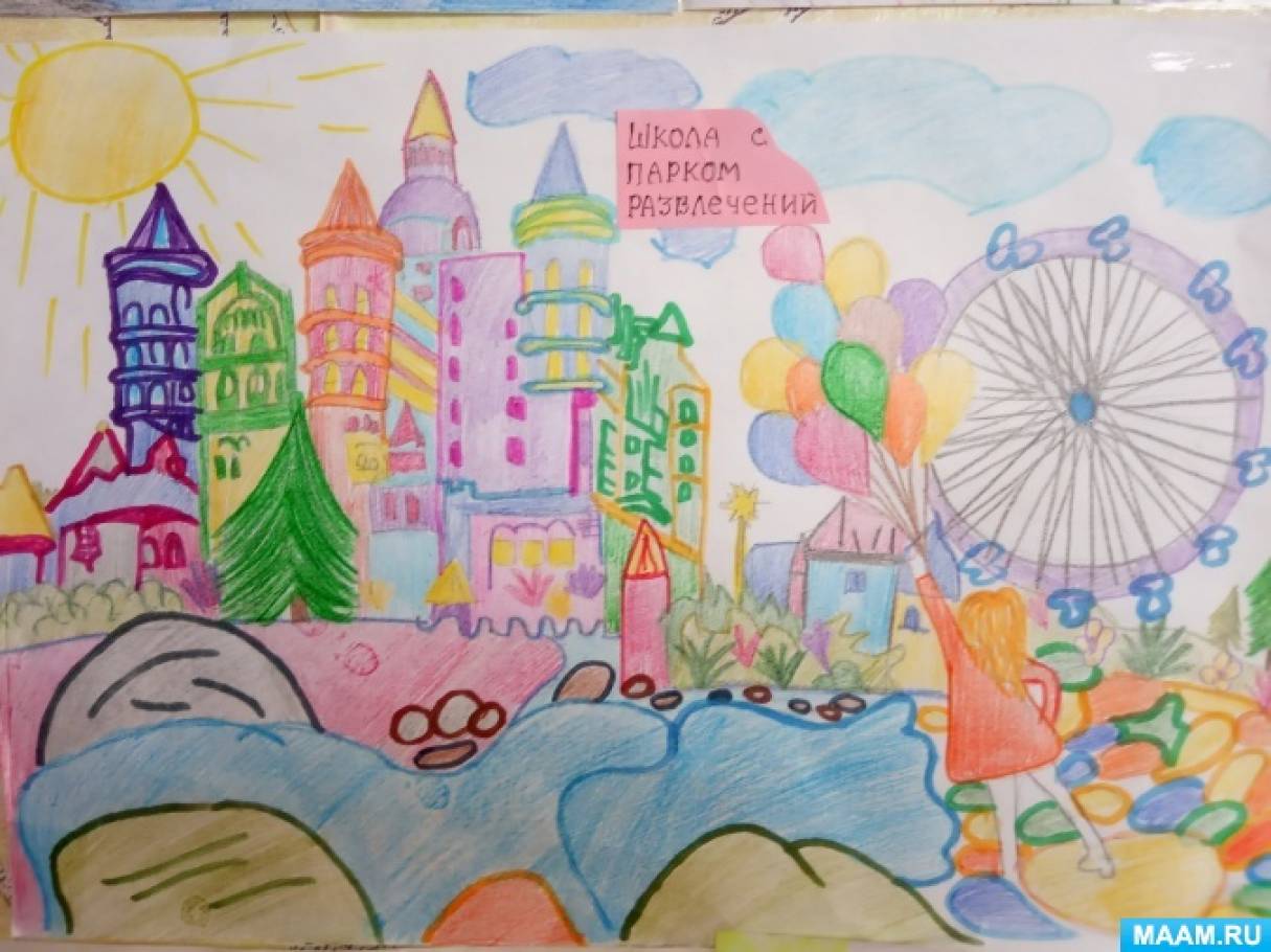 В Саратове начали рисовать мурал «Школа будущего» на 2-й Садовой