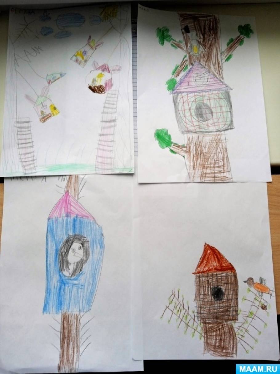 Дети нарисовали, как нужно бережно относиться к природе