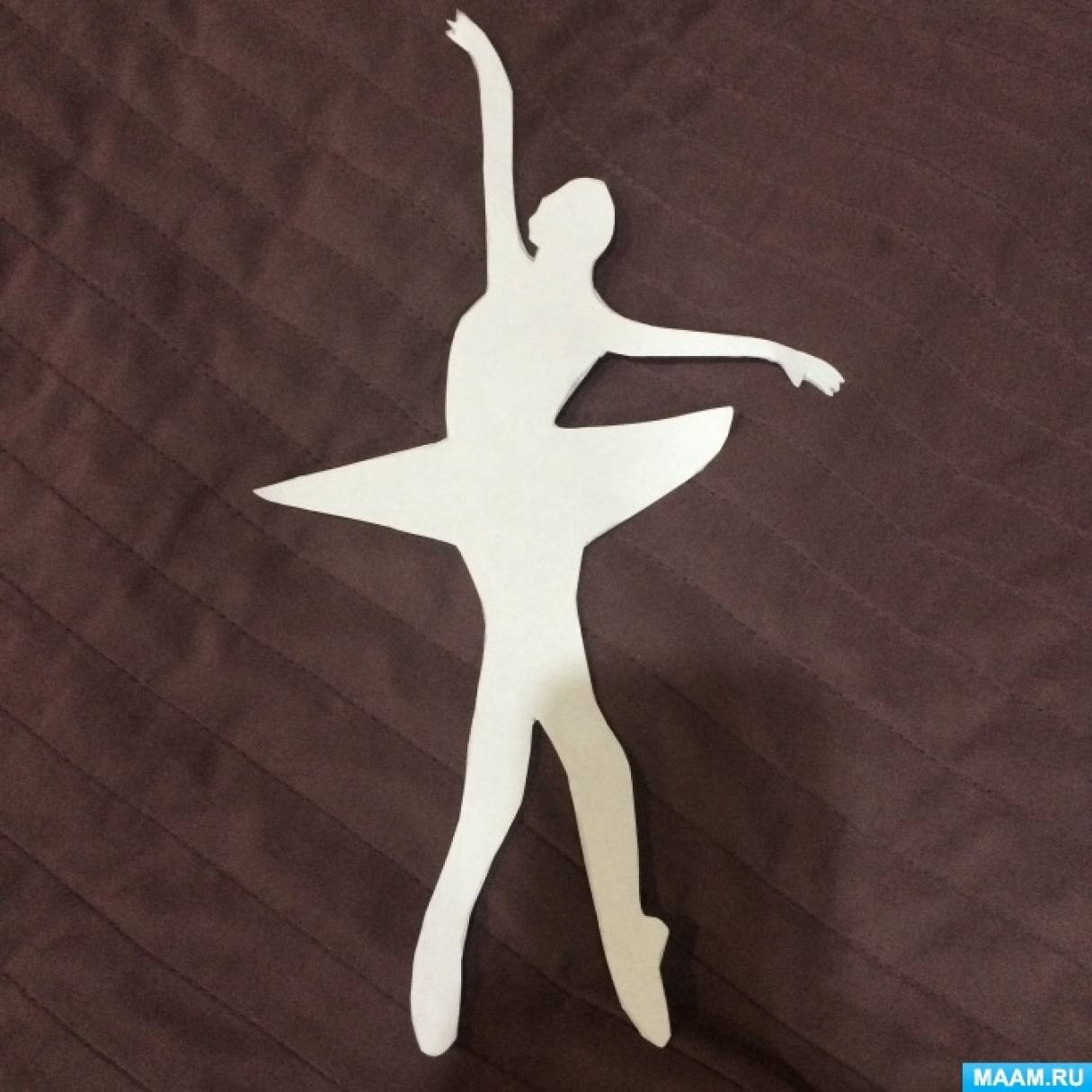 Новогодняя гирлянда из бумаги с балеринами (шаблоны) | 38 рукоделок | Дзен
