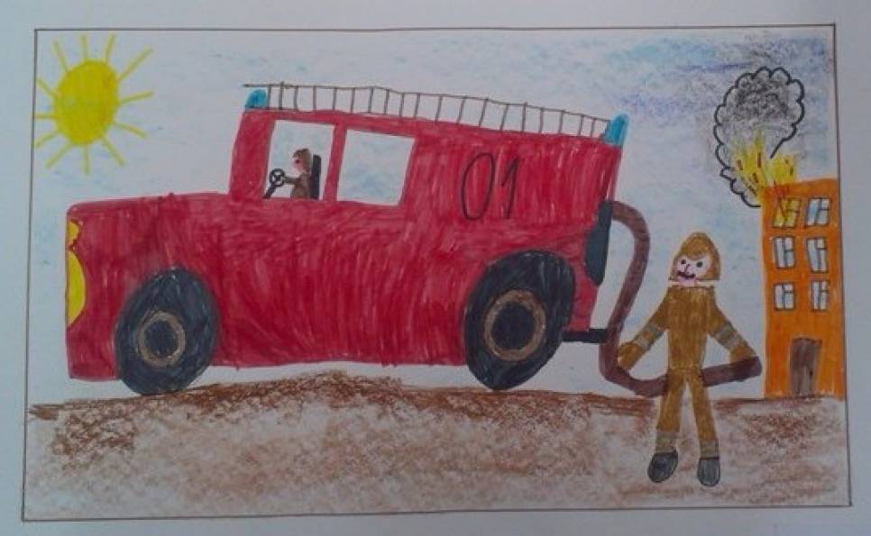 Рисунки на тему пожарная безопасность глазами детей (63 фото)