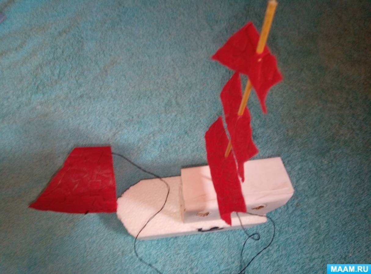 Изготовление парусного корабля из картона. 10 готовых примеров