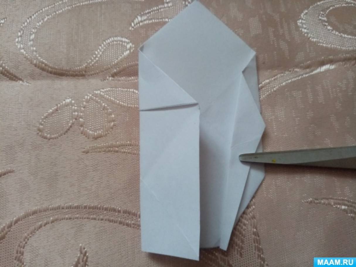 ​Объёмная снежиночка из бумаги