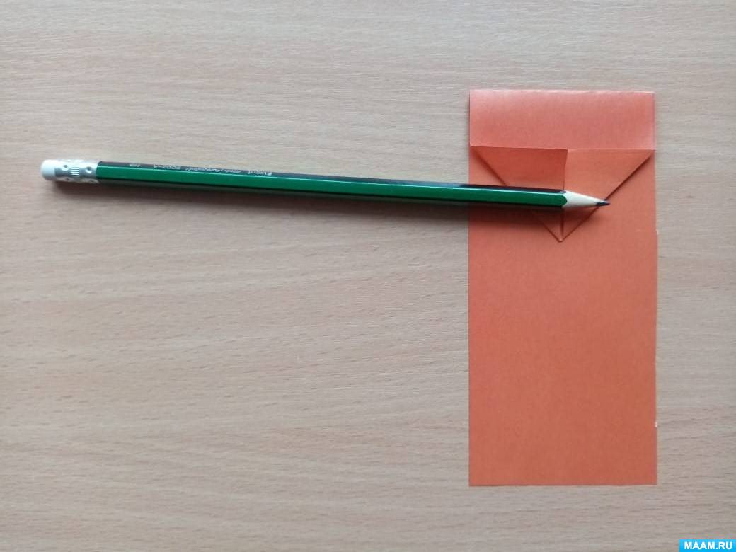Как сделать закладку для книг из бумаги виде мордочки лисички