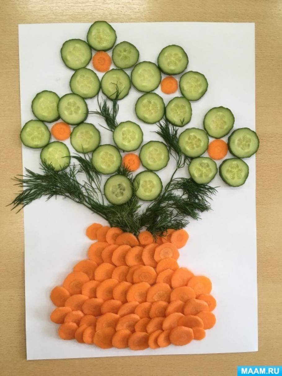 Поделки из овощей и фруктов для детского сада: 4 мастер-класса и 26 идей на заметку! | Крестик