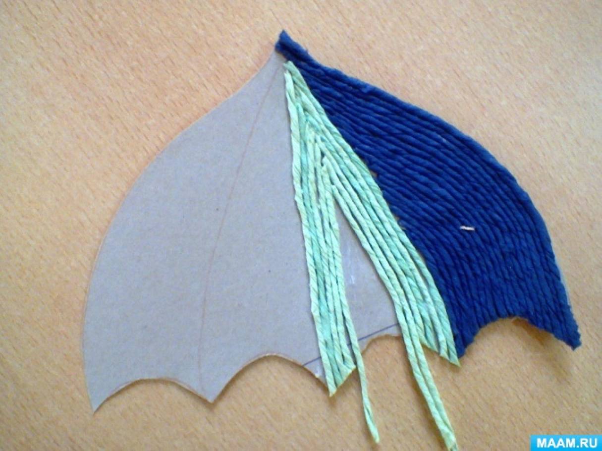 Зонтик из бумаги – оригами