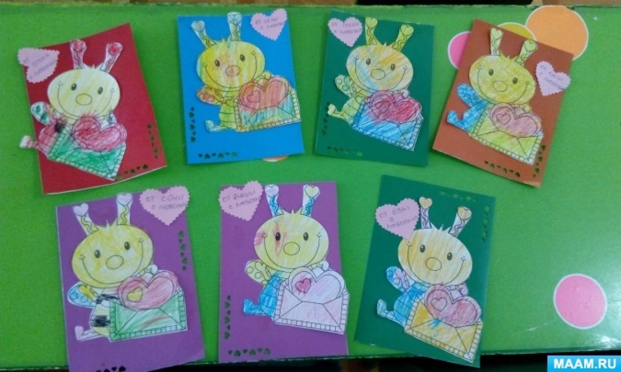 Рисунки на открытки на день валентина (45 фото)