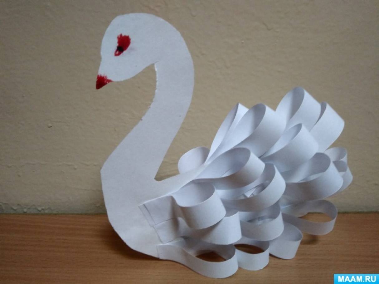 Бумажный символ фемининности и изящества: фигура лебедя собственными руками