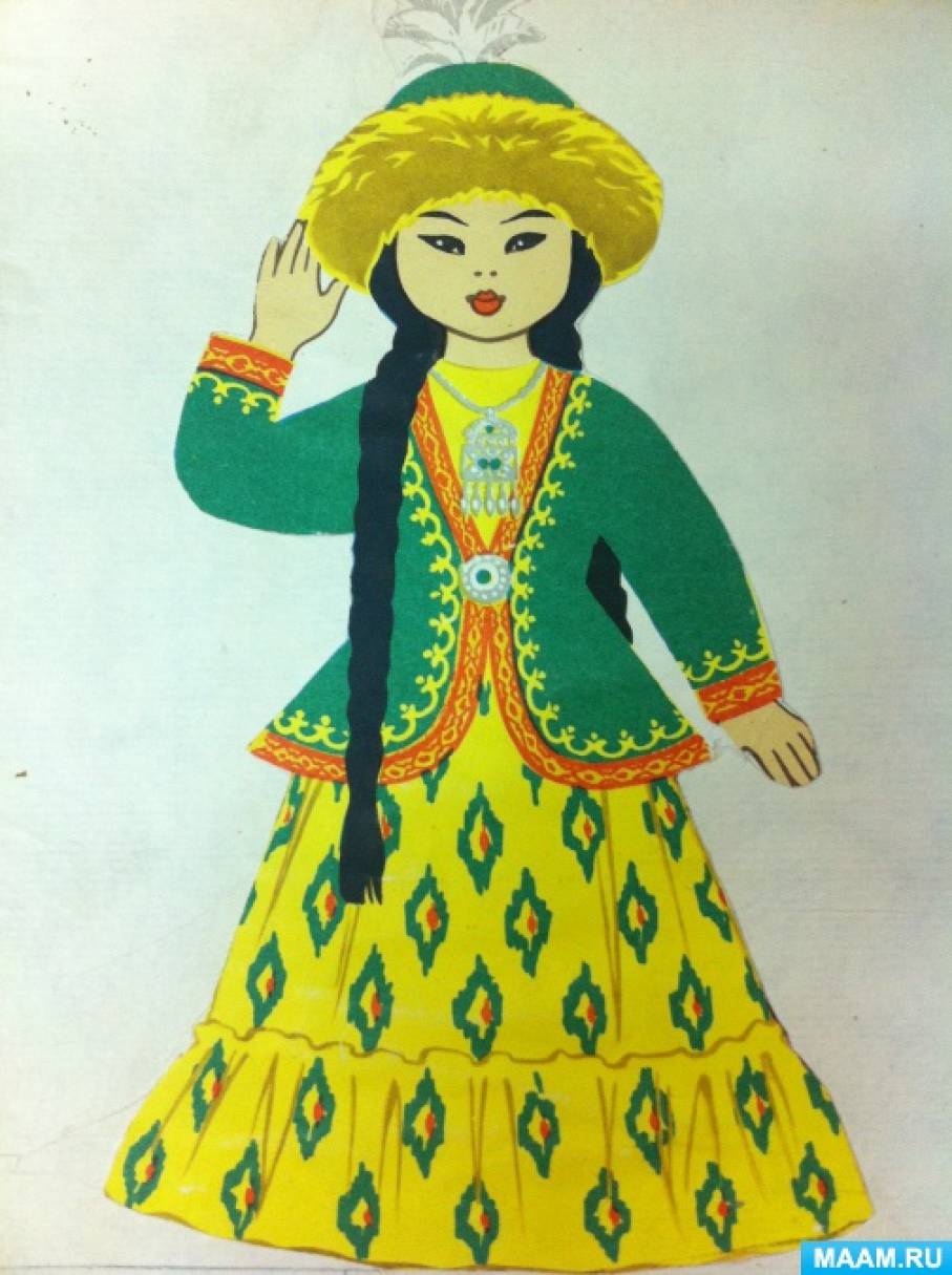Казахский национальный костюм детский