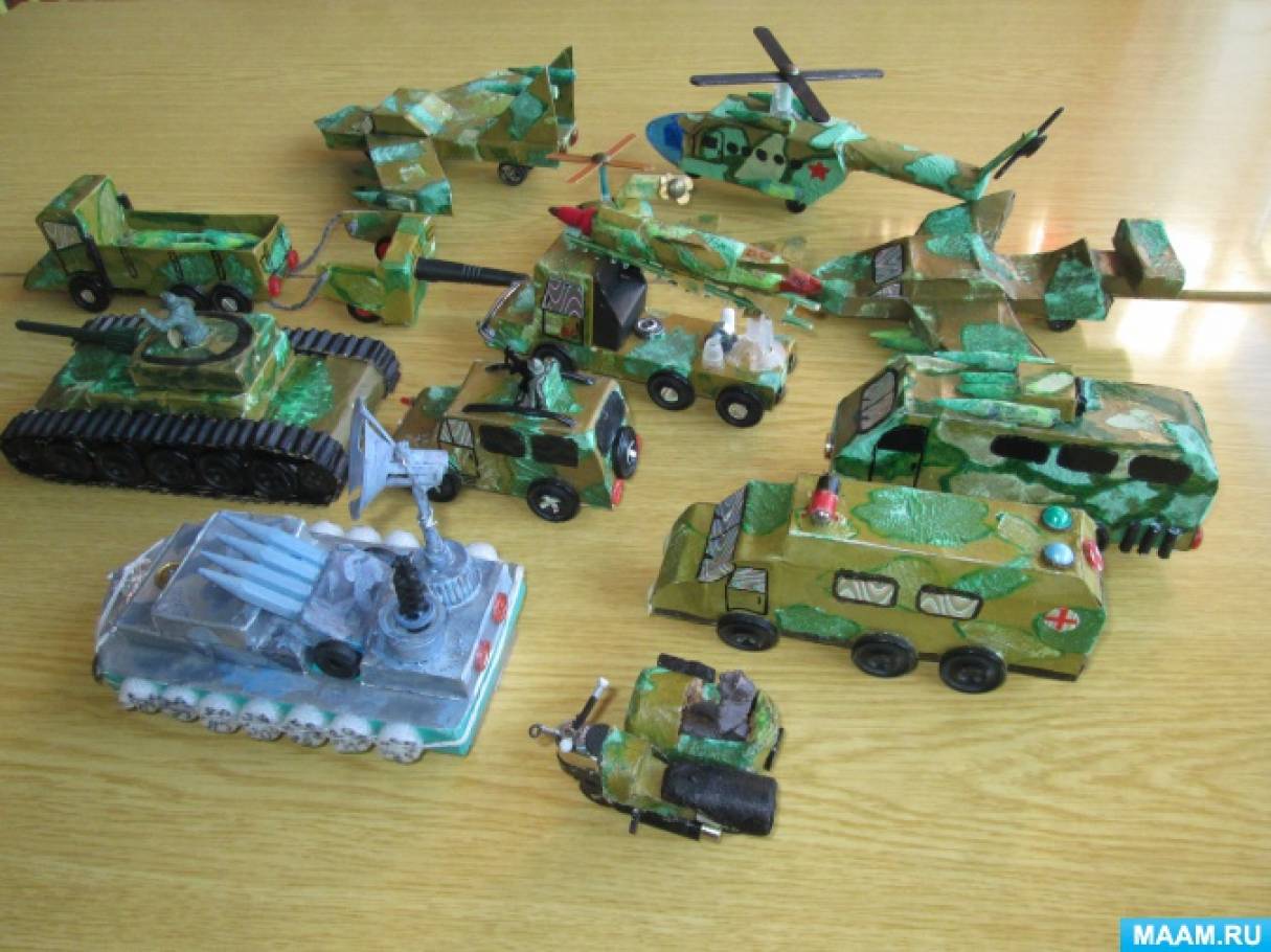 Военные поделки - фото идей изделий на военную тему для детского сада и школы