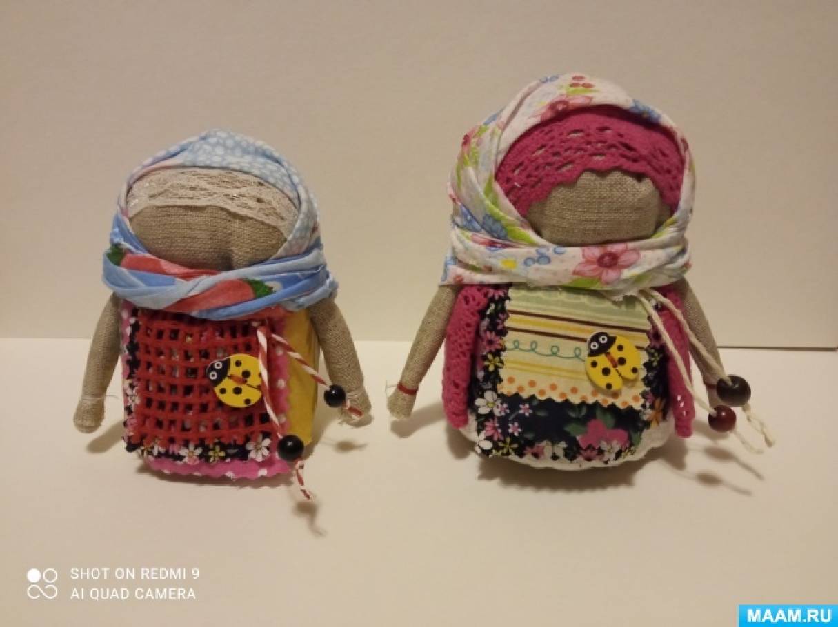 Плетение кукол-мотанок
