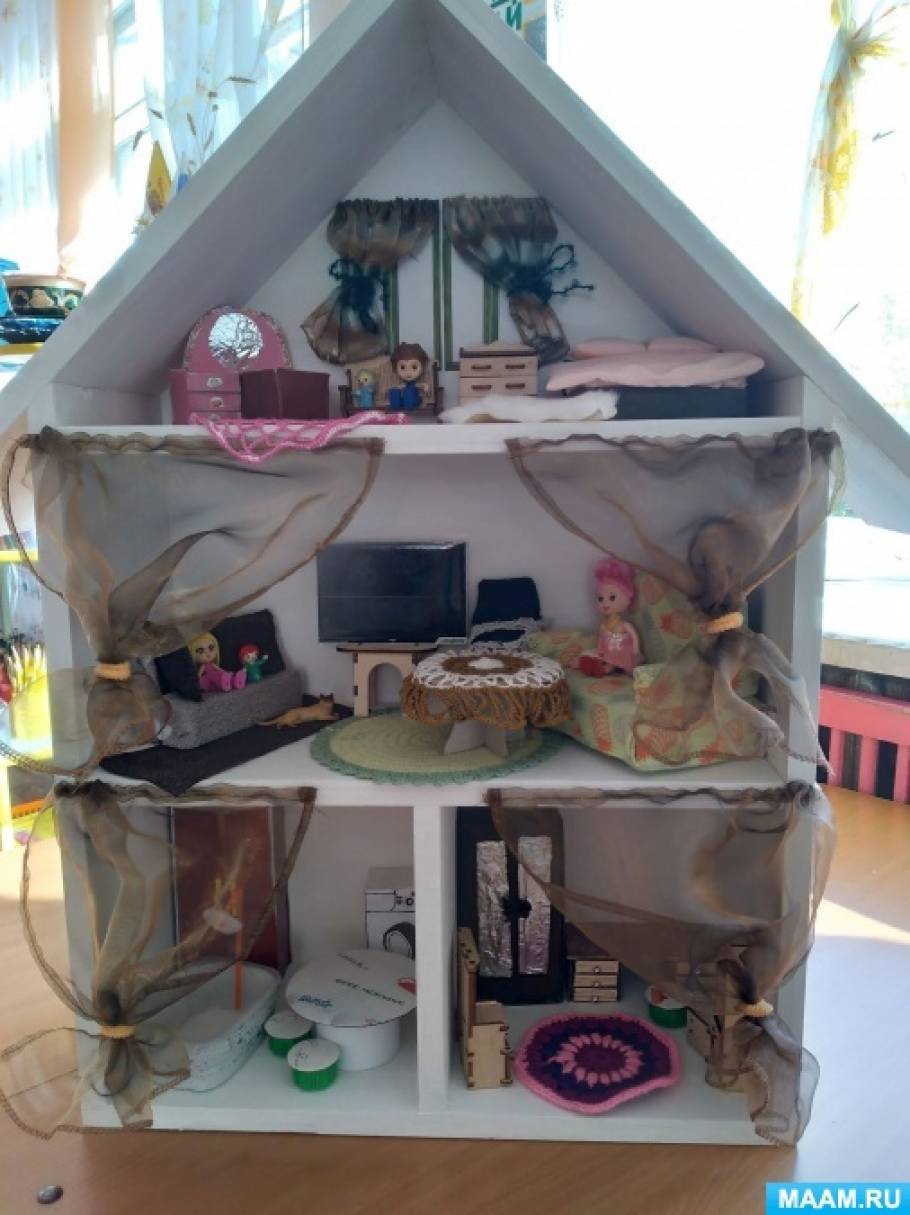 Кукольный домик своими руками-мы это сделали! | Жизнь с лабрадорами в деревне | Дзен