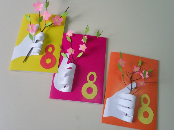 Поделки на 8 марта своими руками: цветы, открытки, шкатулки