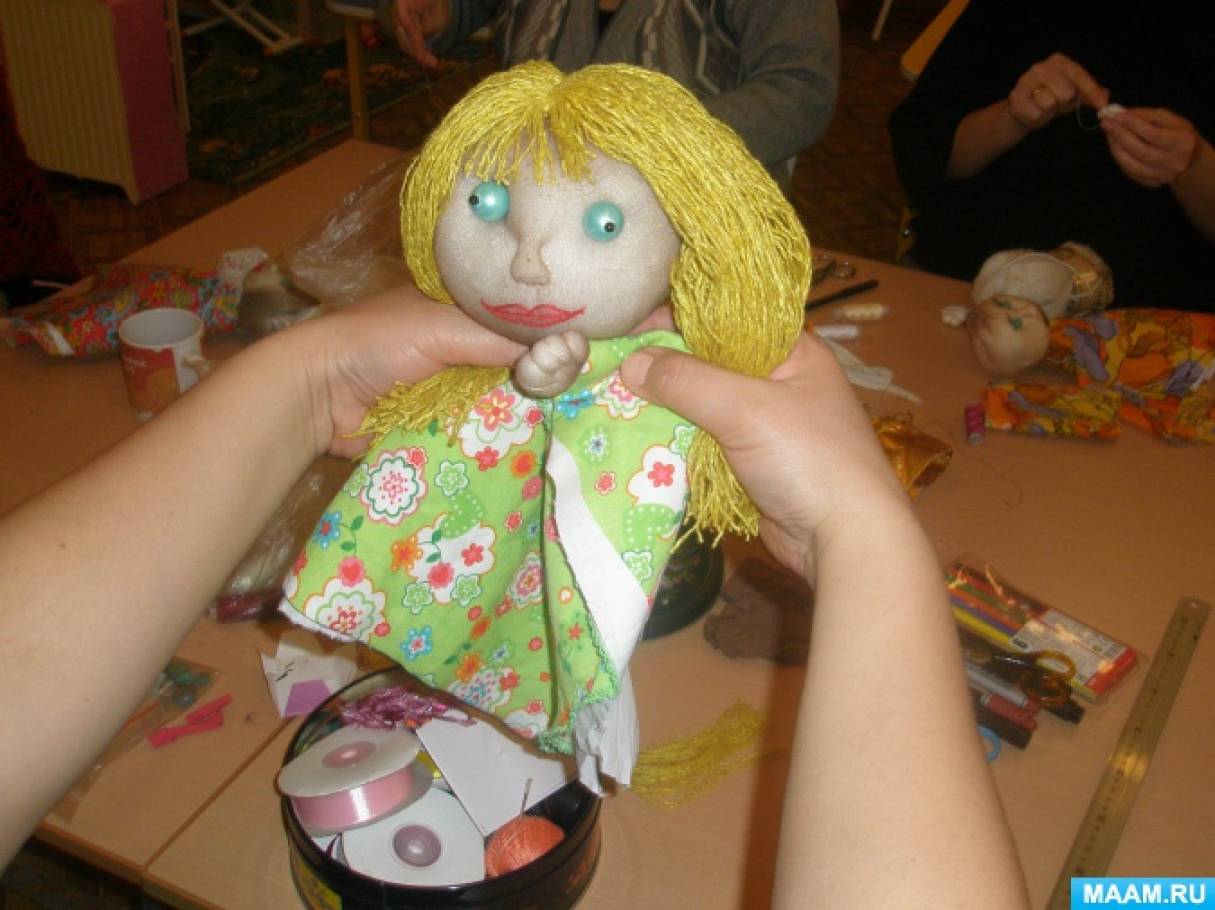 Инструкция как сделать капроновую куклу своими руками