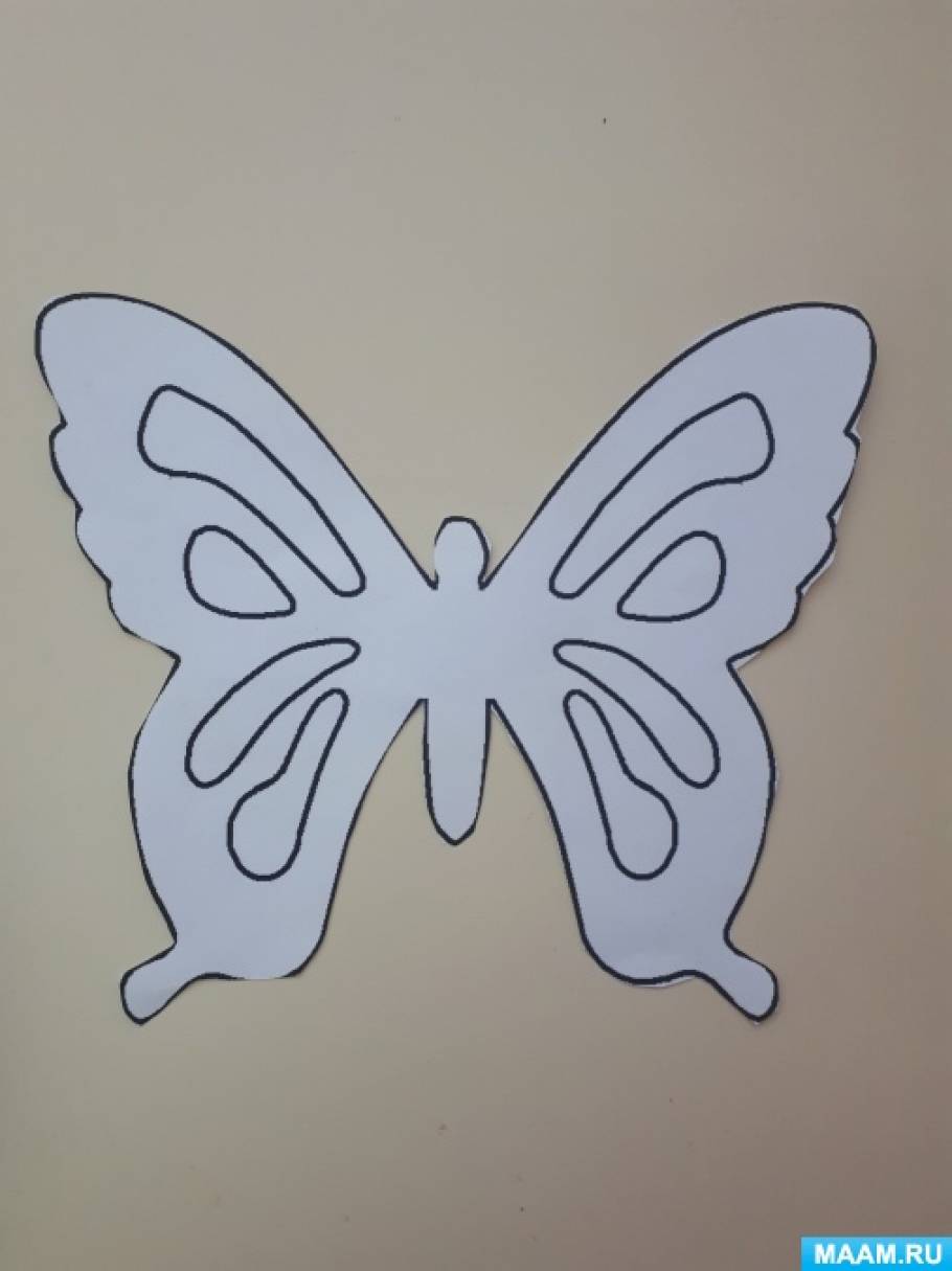 Учимся делать бумажные бабочки