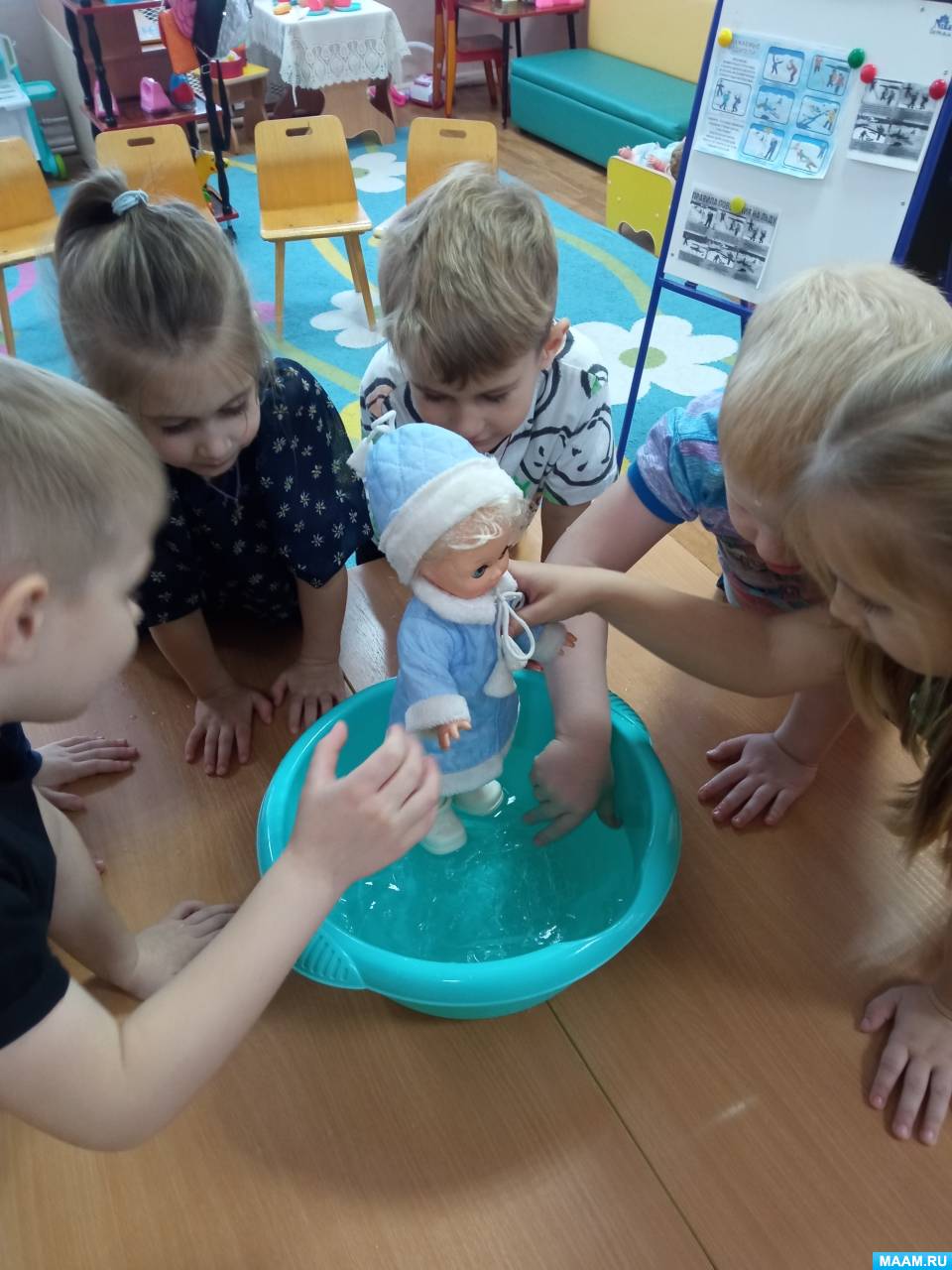 Беседа в старшей группе «Осторожно, тонкий лед» (2 фото). Воспитателям  детских садов, школьным учителям и педагогам - Маам.ру