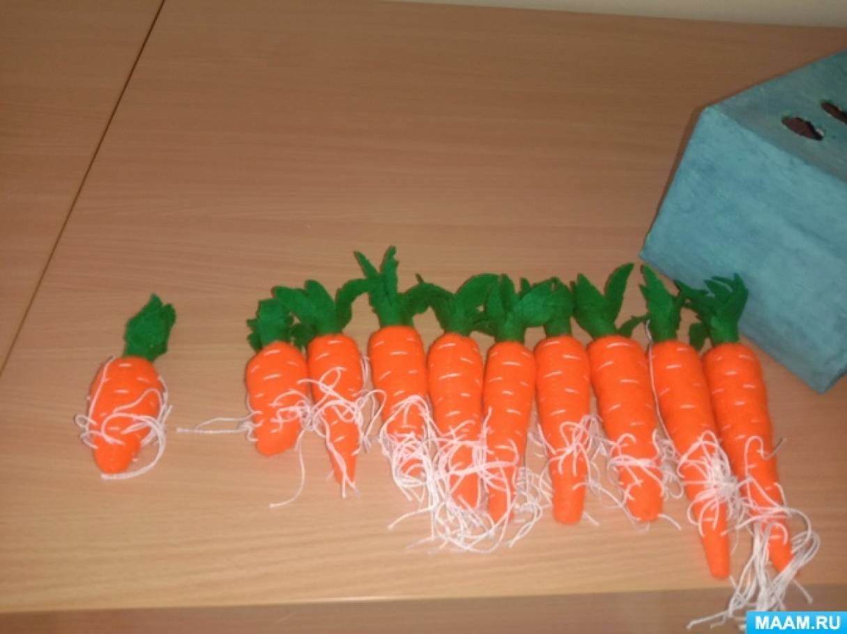 Морковь, морковка - Конспект НОД по аппликации «Весёлые морковки» для детей старшей группы