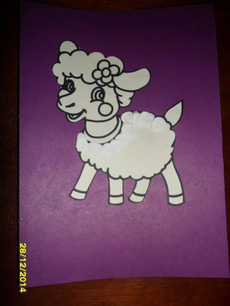 Поздравительная открытка овечка - 45 фото