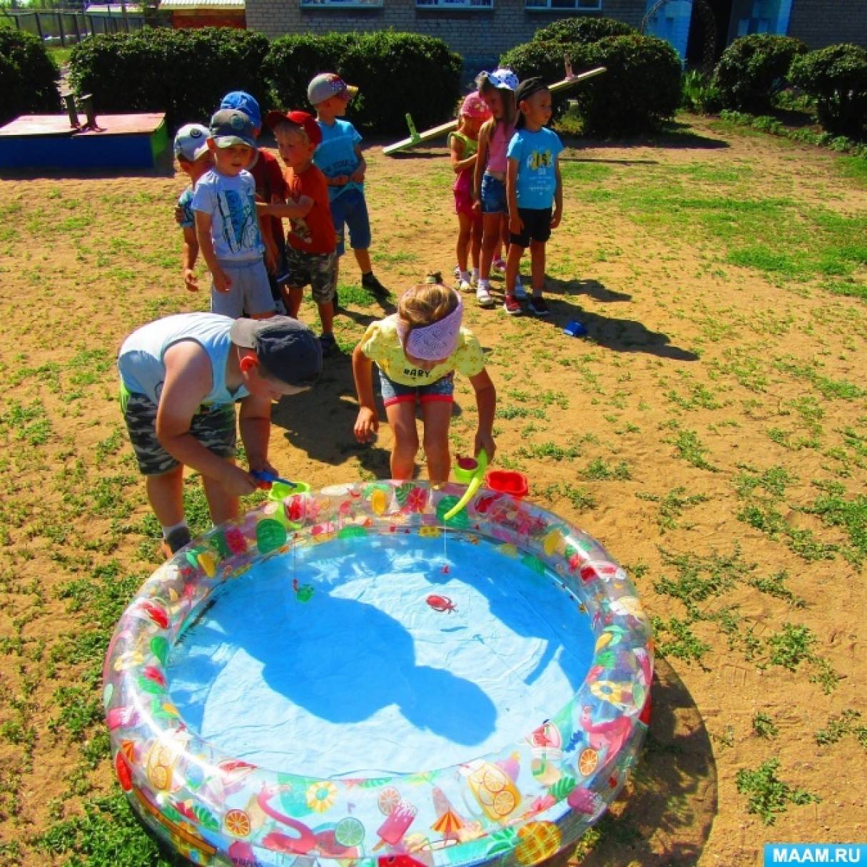 Игры с водой картинки в детском саду
