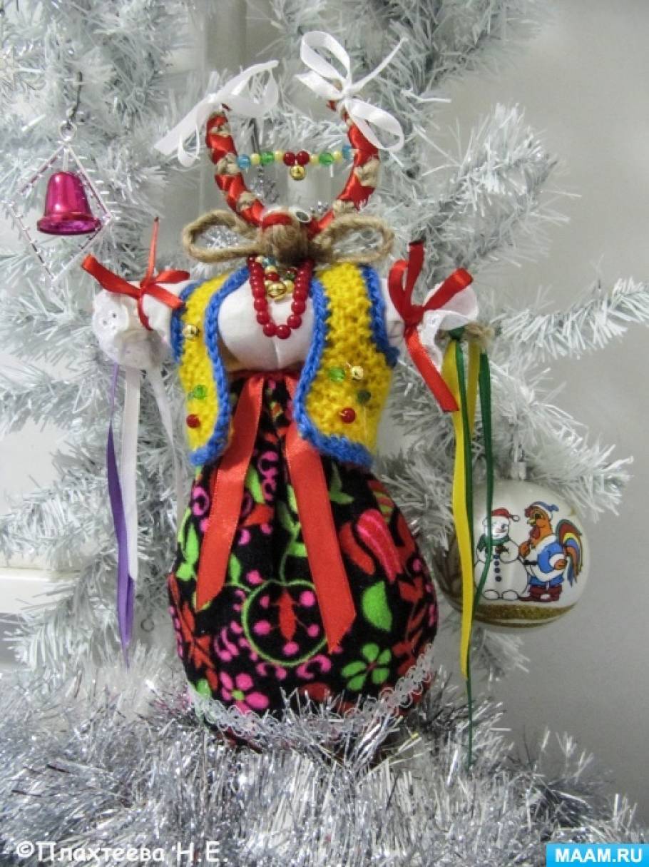 Традиционная народная кукла Коза своими руками. Мастер-класс | Spirit dolls, Russian doll, Crafty