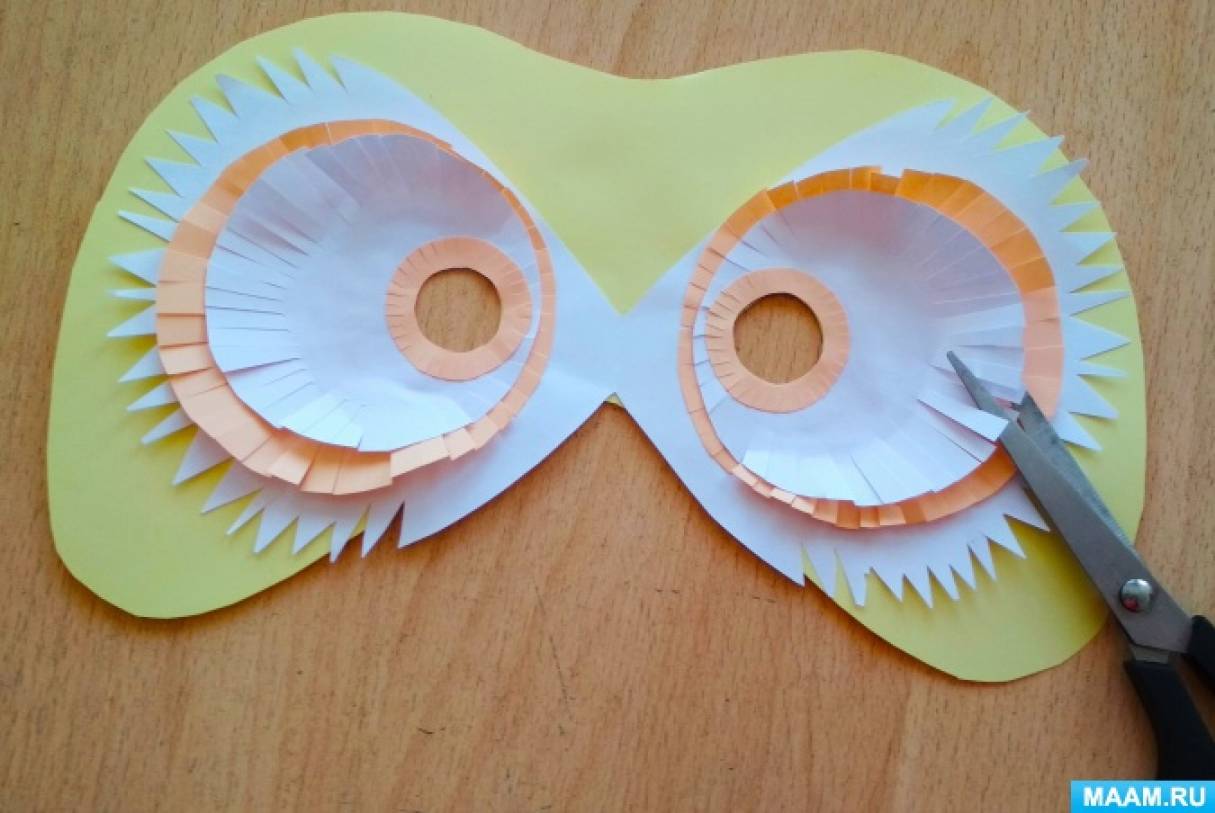 DIY Owl Mask for 10 minutes. Маска СОВЫ за 10 минут из бумаги. Как сделать Маску СОВЫ? Видео урок