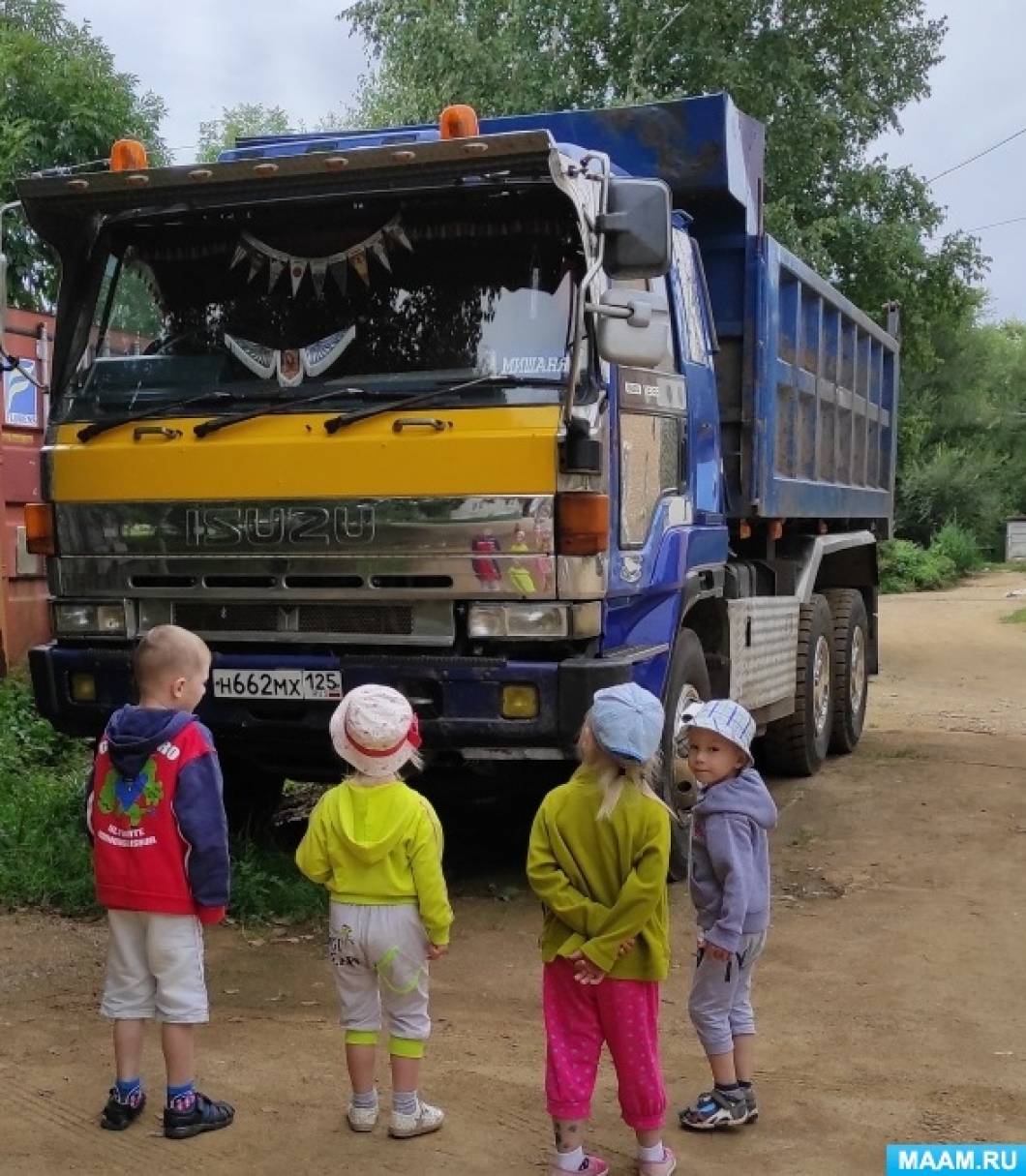 Конспект прогулки в средней группе «Наблюдение за транспортом нашего  города» (8 фото). Воспитателям детских садов, школьным учителям и педагогам  - Маам.ру