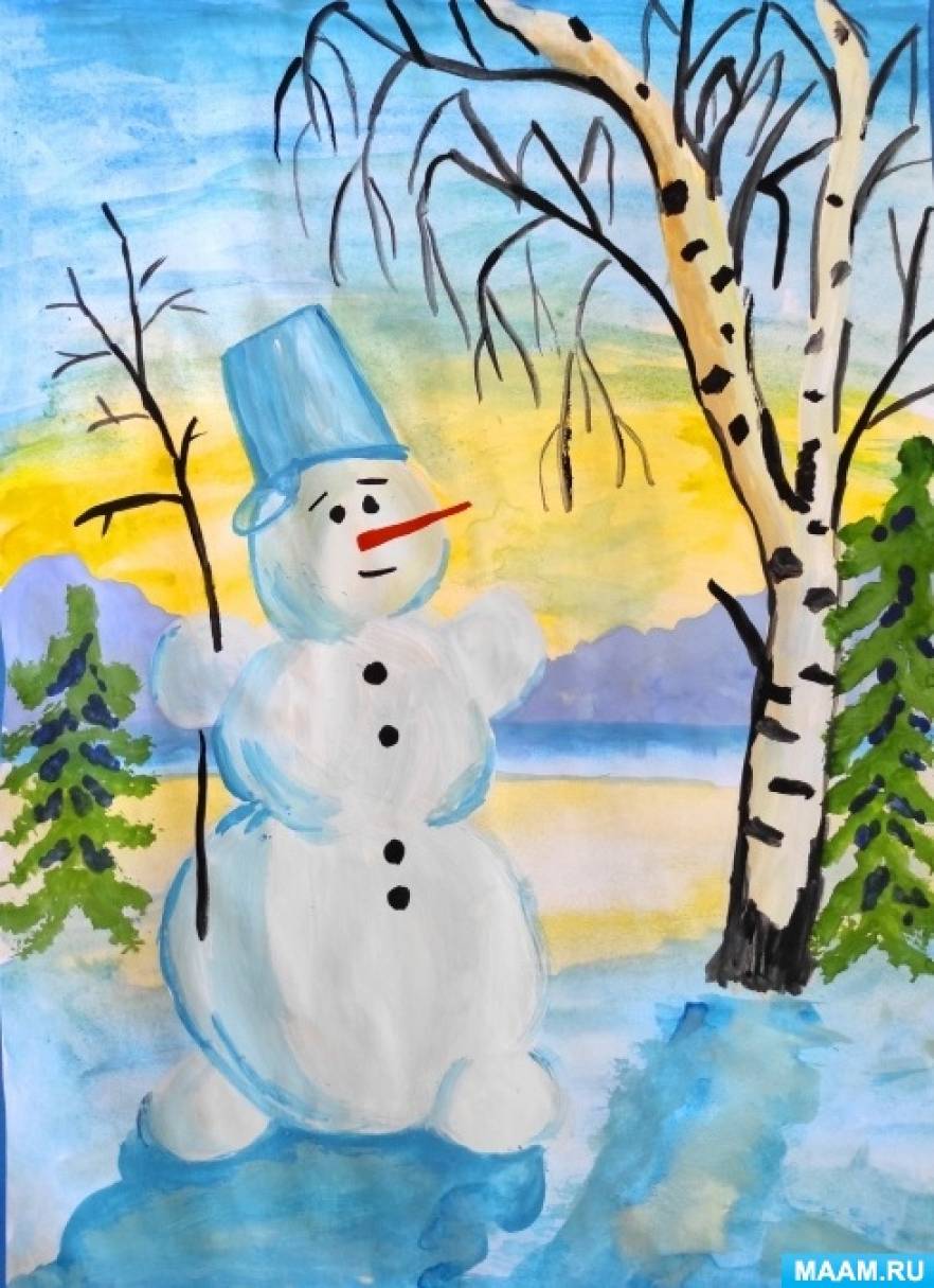 Раскраски Снеговик для детей (37 шт.) - скачать или распечатать бесплатно #