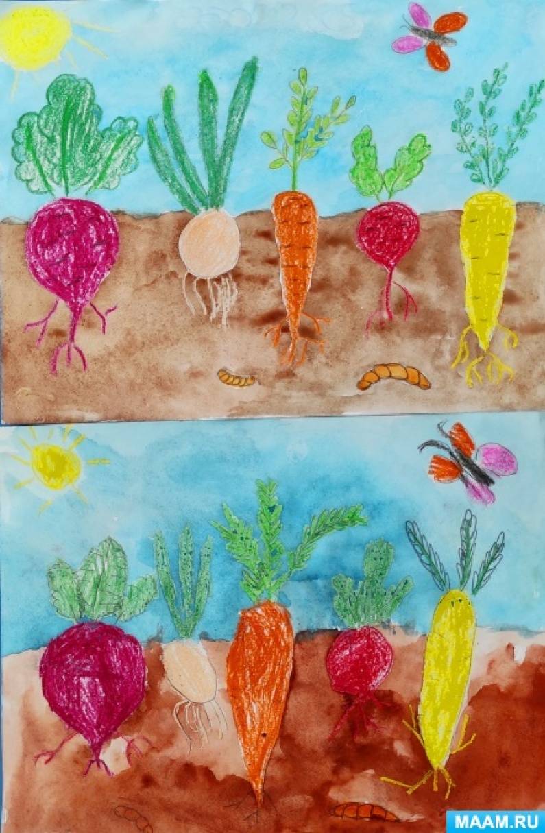 Раскраска Овощи для детей - Бесплатно Распечатать и Онлайн!